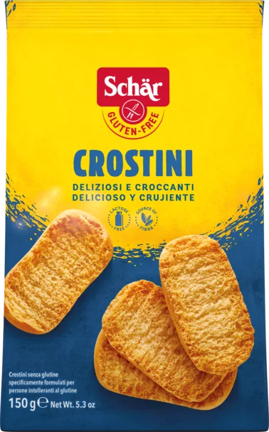 Crostini сухари хрустящие 150 грамм Schar