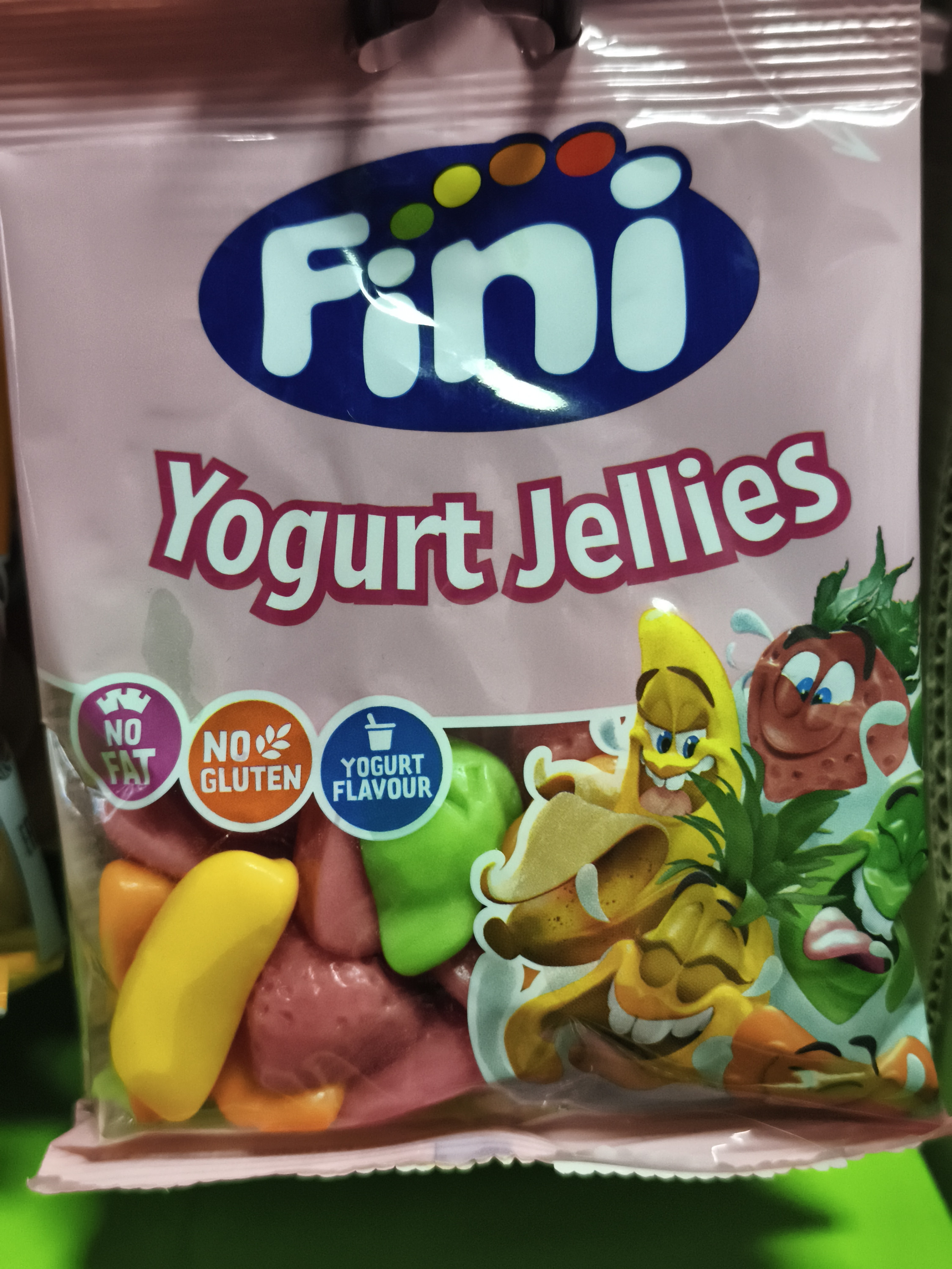 Желейные конфеты со вкусом йогурта, 90 грамм