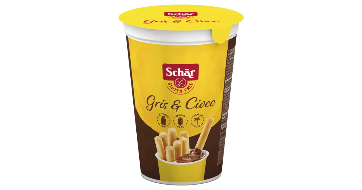 Шоколадные сдобные палочки БЕЗ ГЛЮТЕНА Gris & Ciocc Dr. schar