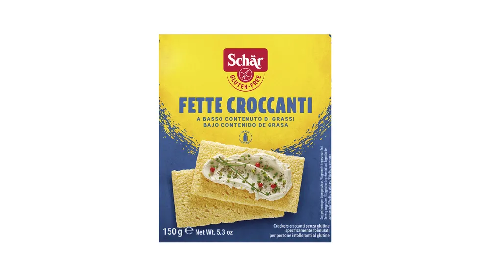Хлебцы без глютена Fette Croccanti  Dr. Schar  150 грамм