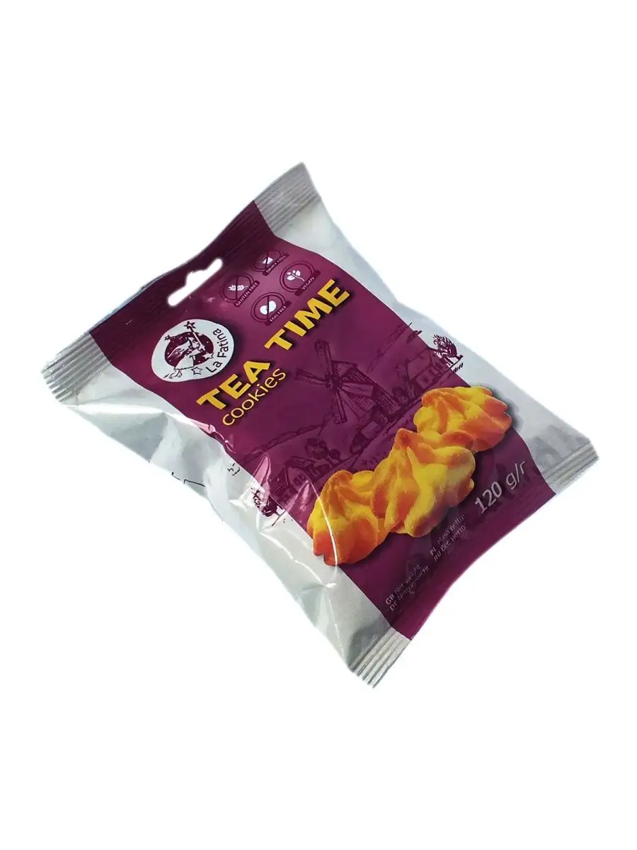 Печенье К чаю Tea Time без глютена по 120 грамм