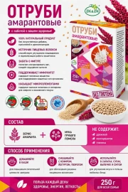 Отруби Амарантовые диетические без глютена 250 грамм