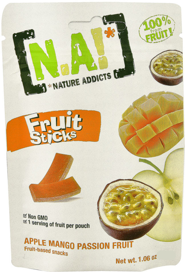 Nature Addicts Пастила фруктовая со вкусом манго и маракуйи 35 грамм